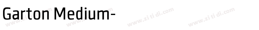 Garton Medium字体转换